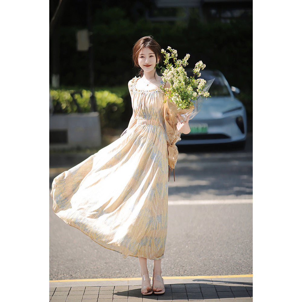 Floral Slip Dress Stringy Selvedge Dress Women by http://Lolyshop.shop