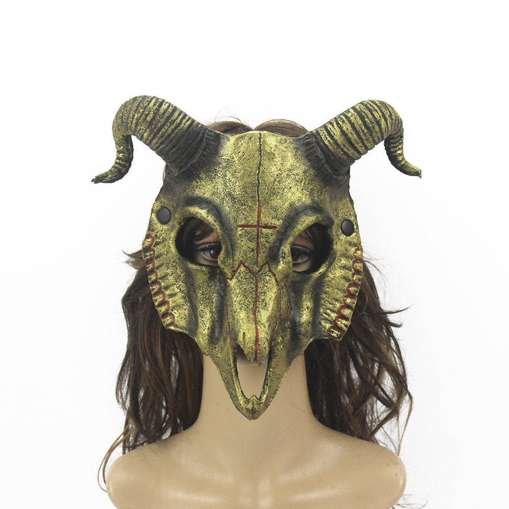 Goat Mask Halloween Party Pu Animals Mask by http://Loyshop.shop