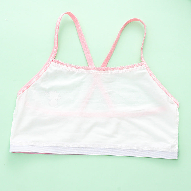 Primary School Students Development Period Girls Bra Sports Children's Underwear Vest by http://Lolyshop.shop