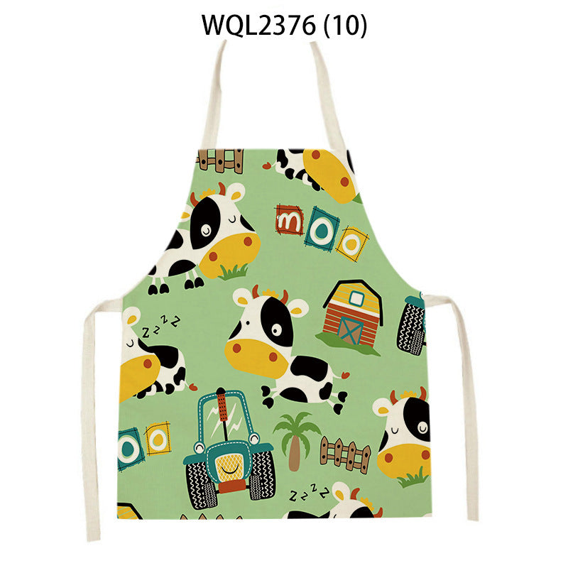 Cartoon Apron Kitchen Printing Sleeveless Blouse by http://Lolyshop.shop