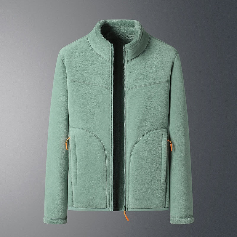 Outdoor Fleece Coat Men's And Women's Autumn And Winter Warm Fleece Sweater Fleece-lined by http://Lolyshop.shop