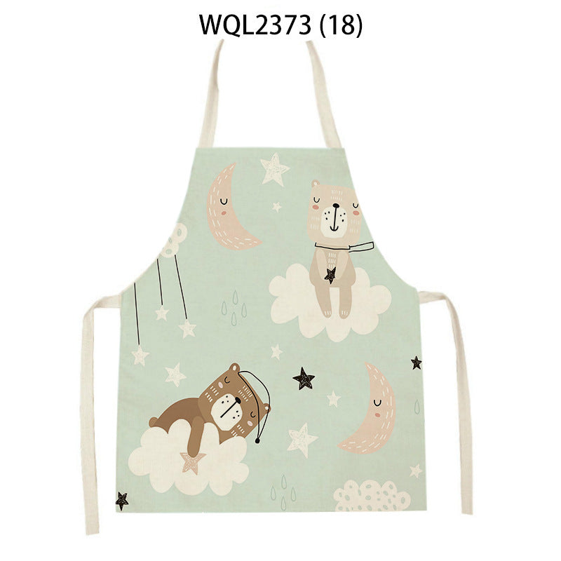 Cartoon Apron Kitchen Printing Sleeveless Blouse by http://Lolyshop.shop