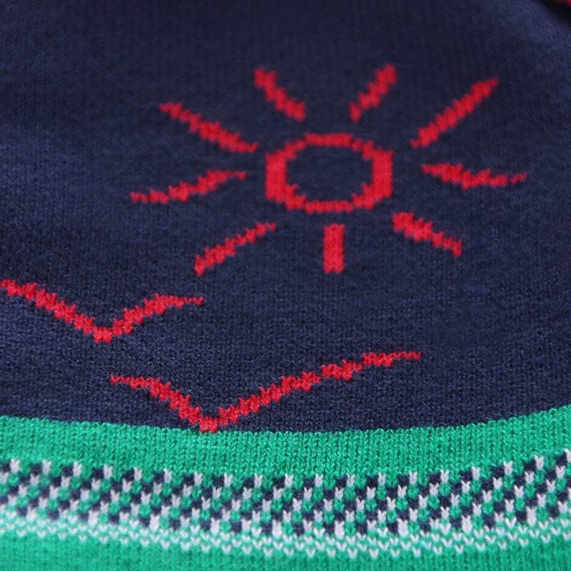 Flying vehicle dinosaur V-neck cartoon sweater by http://Lolyshop.shop