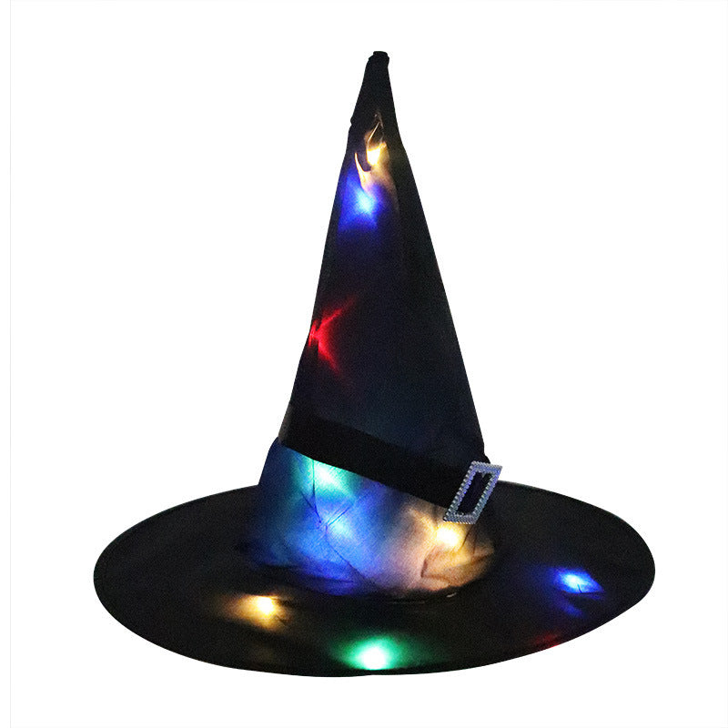 Halloween Decoration Witch Hat LED Lights Halloween Elf Ears Kids Home Party Decor Supplies Outdoor Tree Hanging Ornament by http://Loyshop.shop