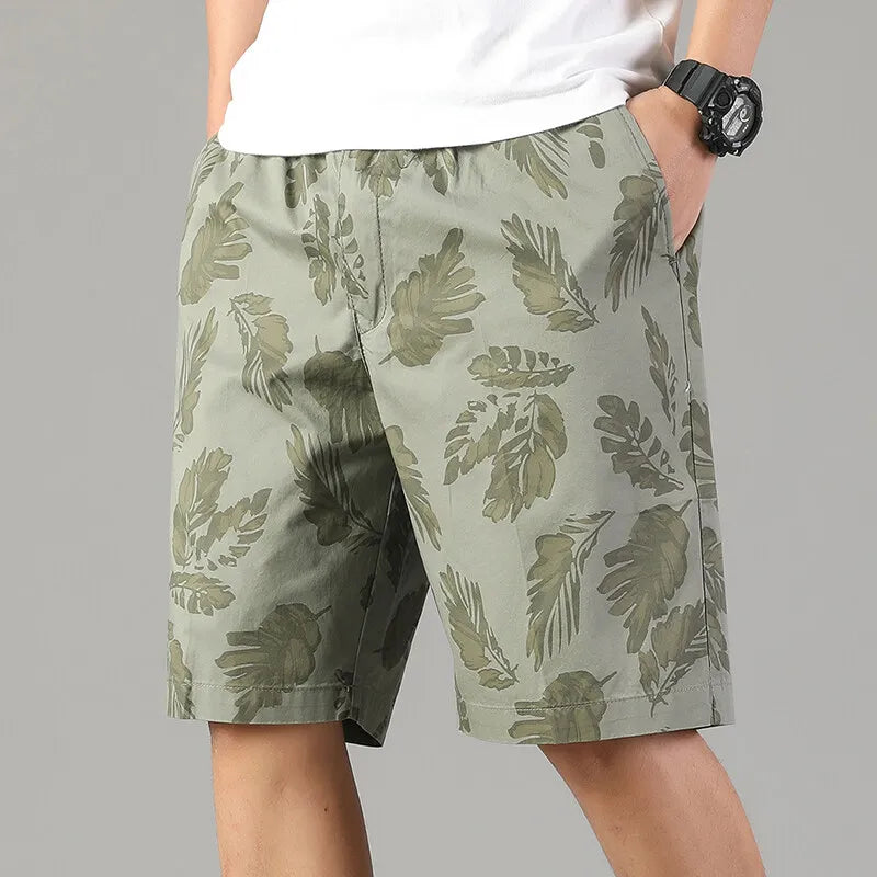 Men's Casual Shorts Summer Light Weight Shorts Outdoor Sports Cool Breathable Beach Relaxed Fit Cotton Cargo Shorts