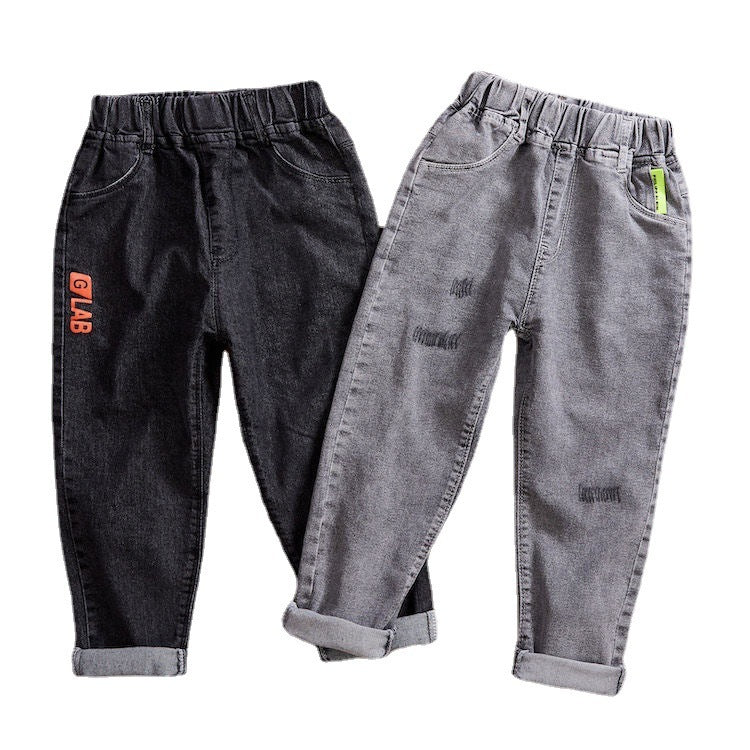 Children's Jeans Thin Loose Trousers by http://Lolyshop.shop