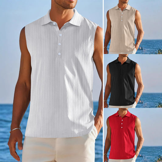 Men's Half-open Tube Sleeveless Bottoming Shirt by http://Lolyshop.shop