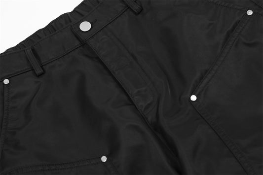 Pleated Knee Paratrooper Workwear Casual Trousers Men by http://Lolyshop.shop