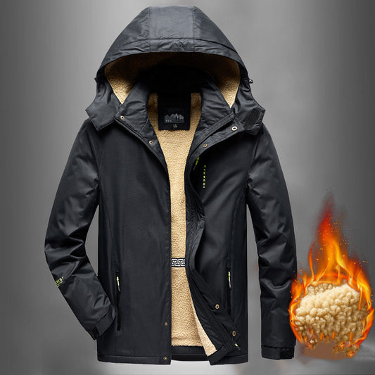 Mens Cotton-padded Trendy Outdoor Jacket by http://Lolyshop.shop