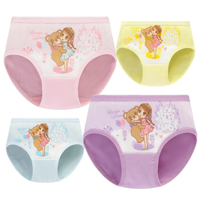Girls' Underwear Cotton Children's Underwear Baby Briefs Children's Student Shorts by http://Lolyshop.shop