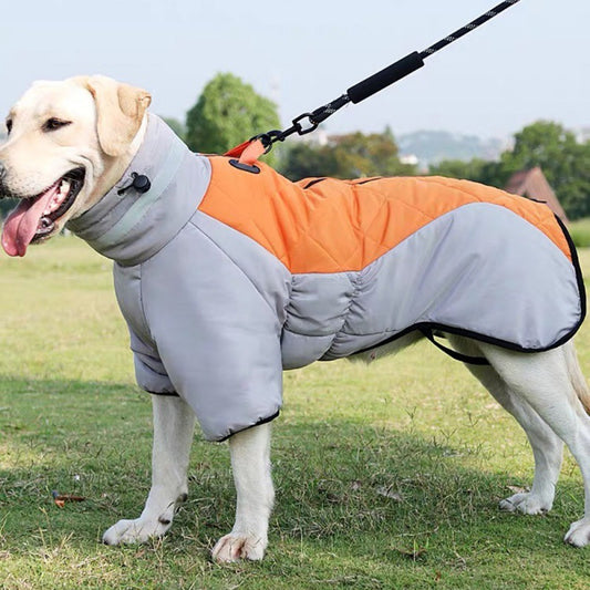 New Winter Dog Coat Waterproof Pet Clothes For Medum Large Dogs Warm Thicken Dog Vest Custome Labrador Jacket - Http:// Lolyshop.shop