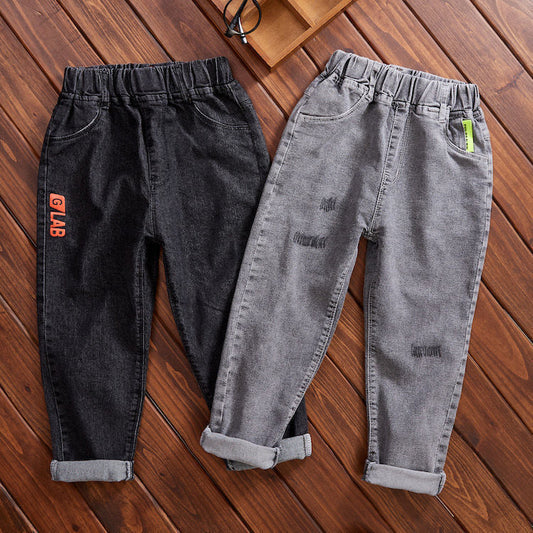 Children's Jeans Thin Loose Trousers by http://Lolyshop.shop