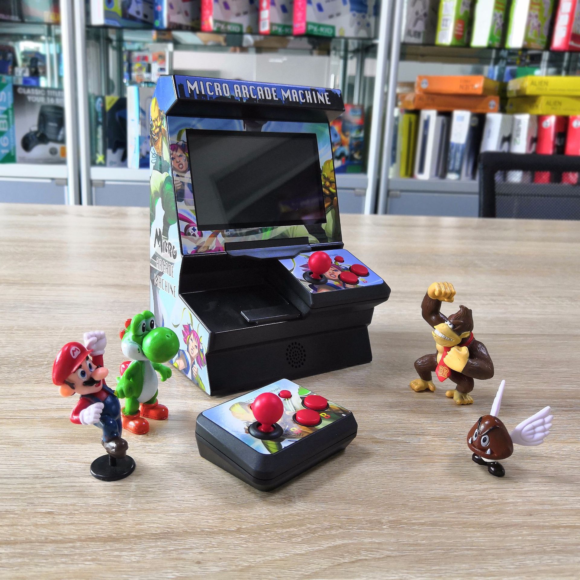 Mini Double Game Arcade Double Wireless by http://Lolyshop.shop