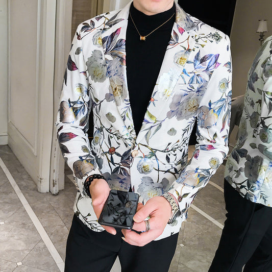 Trendy Youth Suit Men's Slim Fit Handsome Suit by http://Loyshop.shop