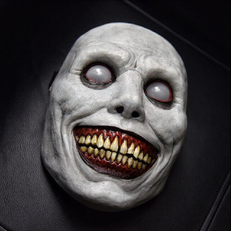 Halloween Scary White Eyed Demon Mask by http://Loyshop.shop