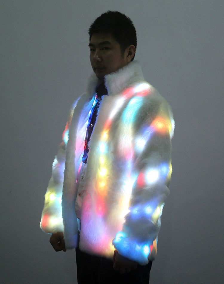 Halloween Colorful LED Lighting Clothes Jacket by http:// Lolyshop.shop