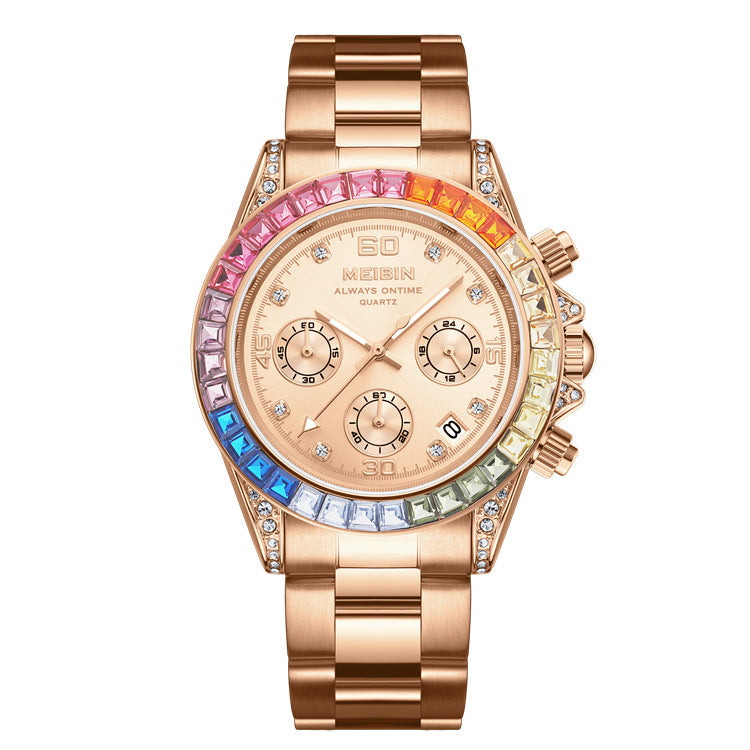Ins Style Rainbow Circle Fashion Watch Sports Style Ladies Watch by http://Lolyshop.shop