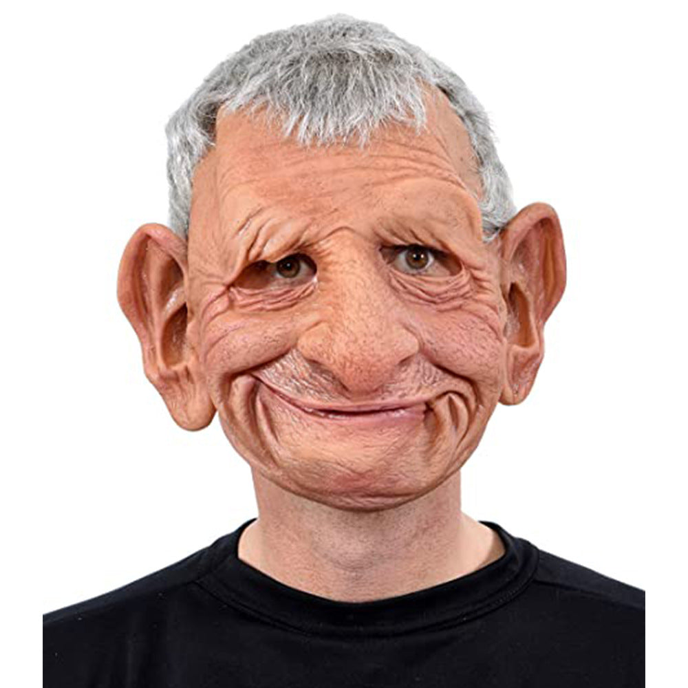Halloween Granny Mask Latex Headgear Wig Mask by http://Loyshop.shop