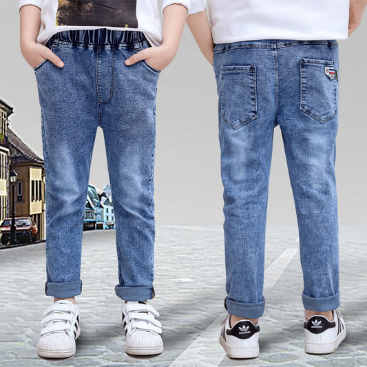 Boys Jeans Autumn And Winter New One-piece Velvet by http://Lolyshop.shop