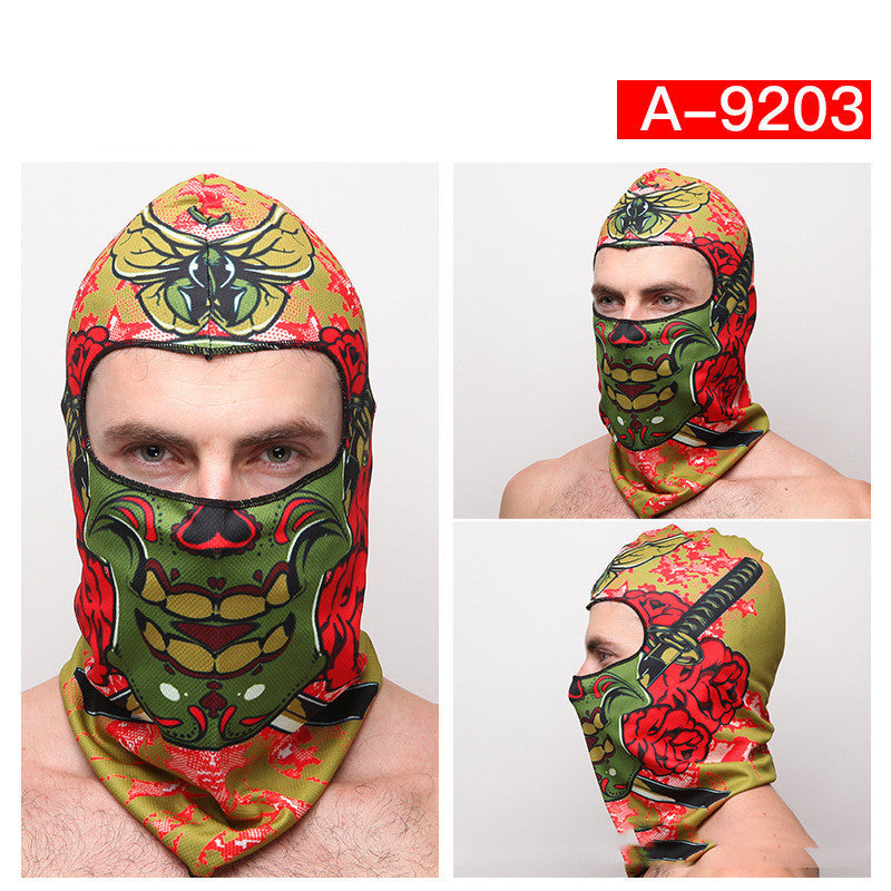 Riding Skating Dust Hood Halloween Skull Mask by http://Loyshop.shop