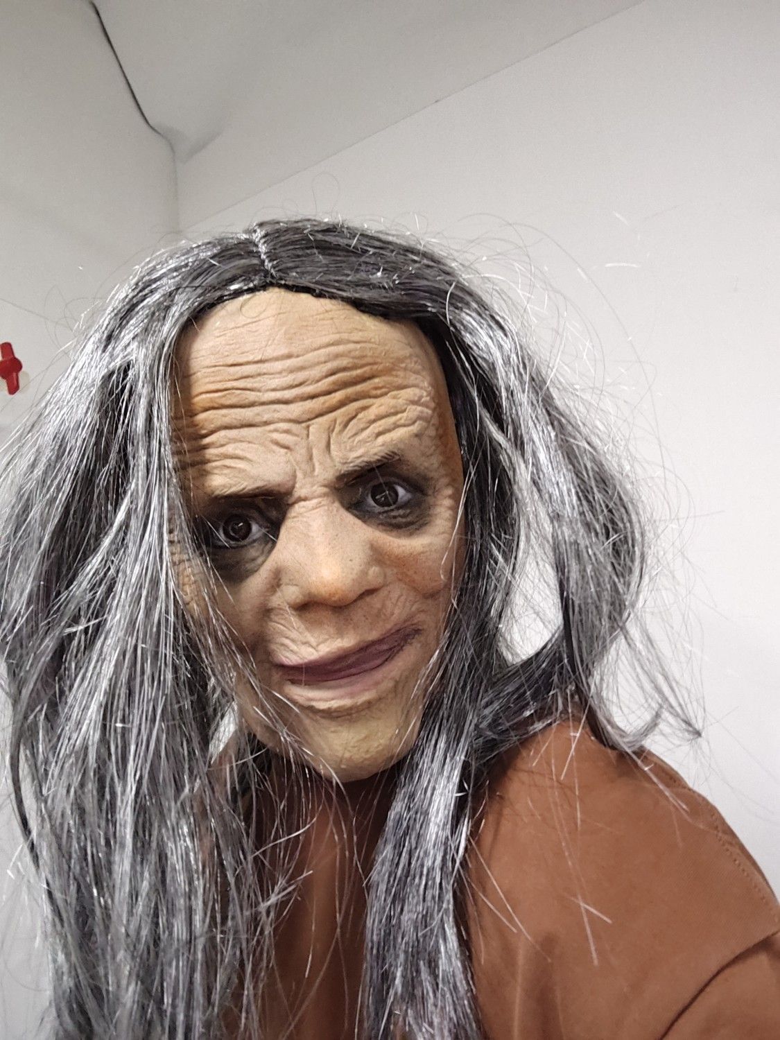 Halloween Granny Mask Latex Headset by http://Loyshop.shop