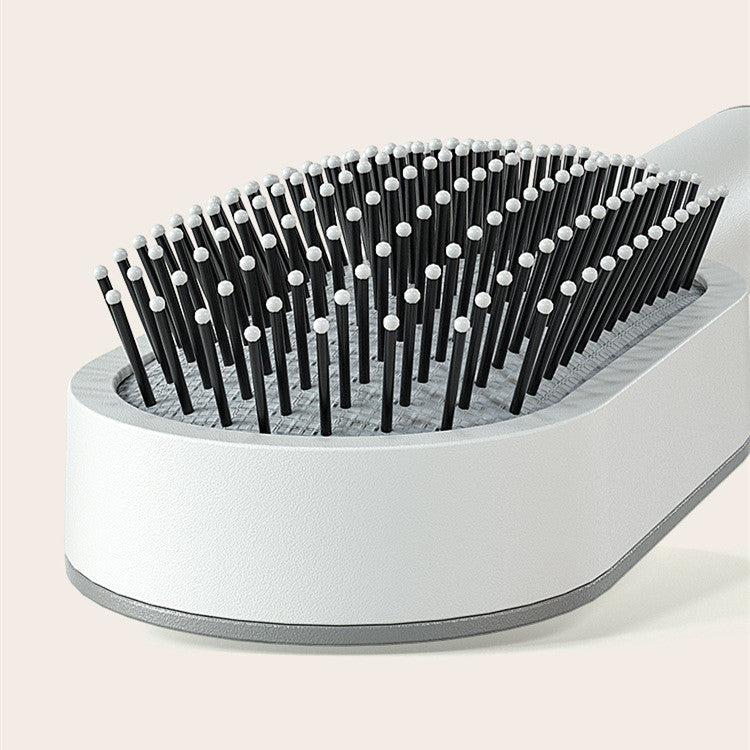 Self Cleaning Hair Brush For Women One-key Cleaning Hair Loss Airbag Massage Scalp Comb Anti-Static Hairbrush by http://Lolyshop.shop