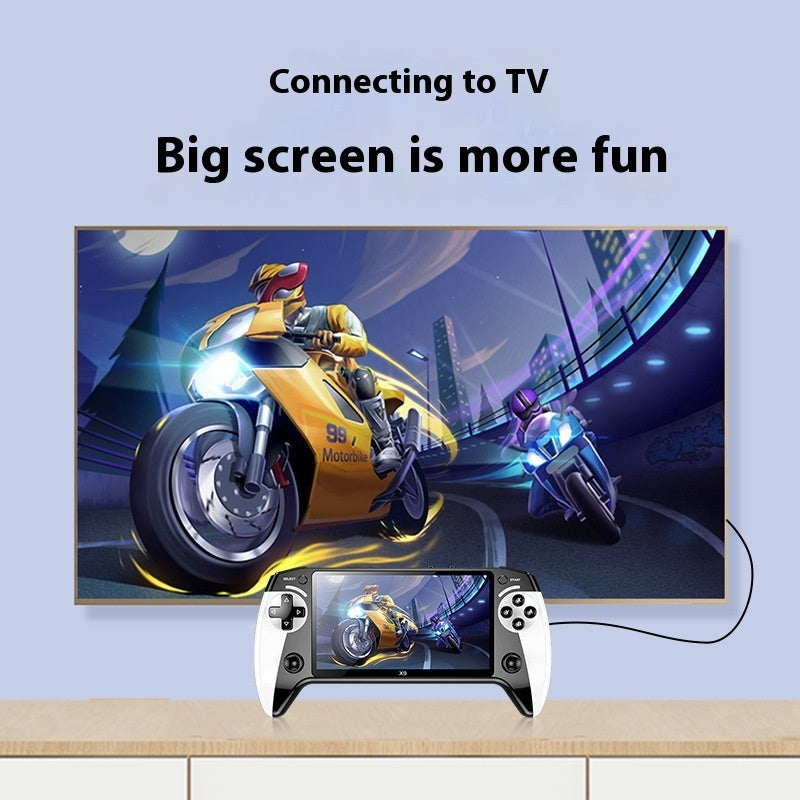 Retro 55-inch Screen X9 Handheld Game Machine by http://Lolyshop.shop