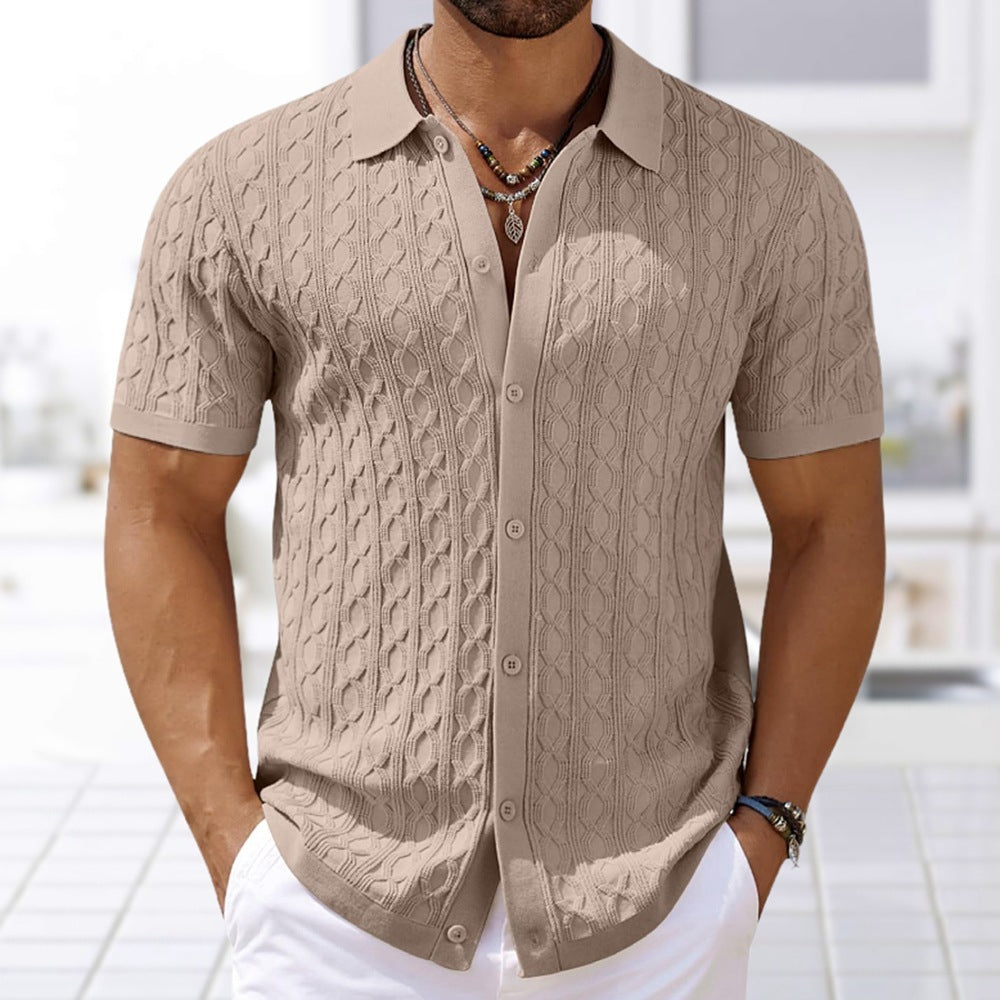 Summer Short-sleeved Men's Clothing European And American by http://Lolyshop.shop