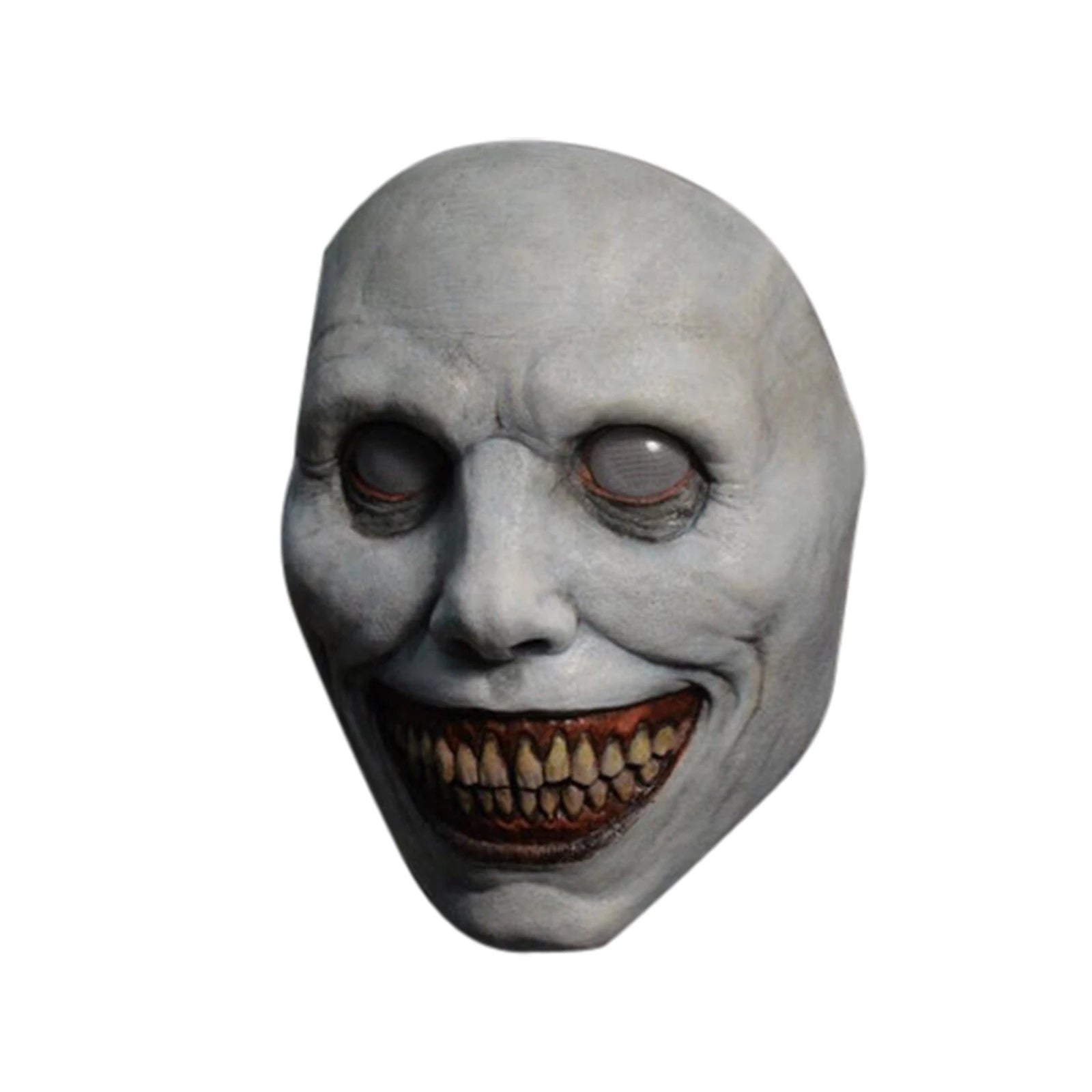Halloween Scary White Eyed Demon Mask by http://Loyshop.shop