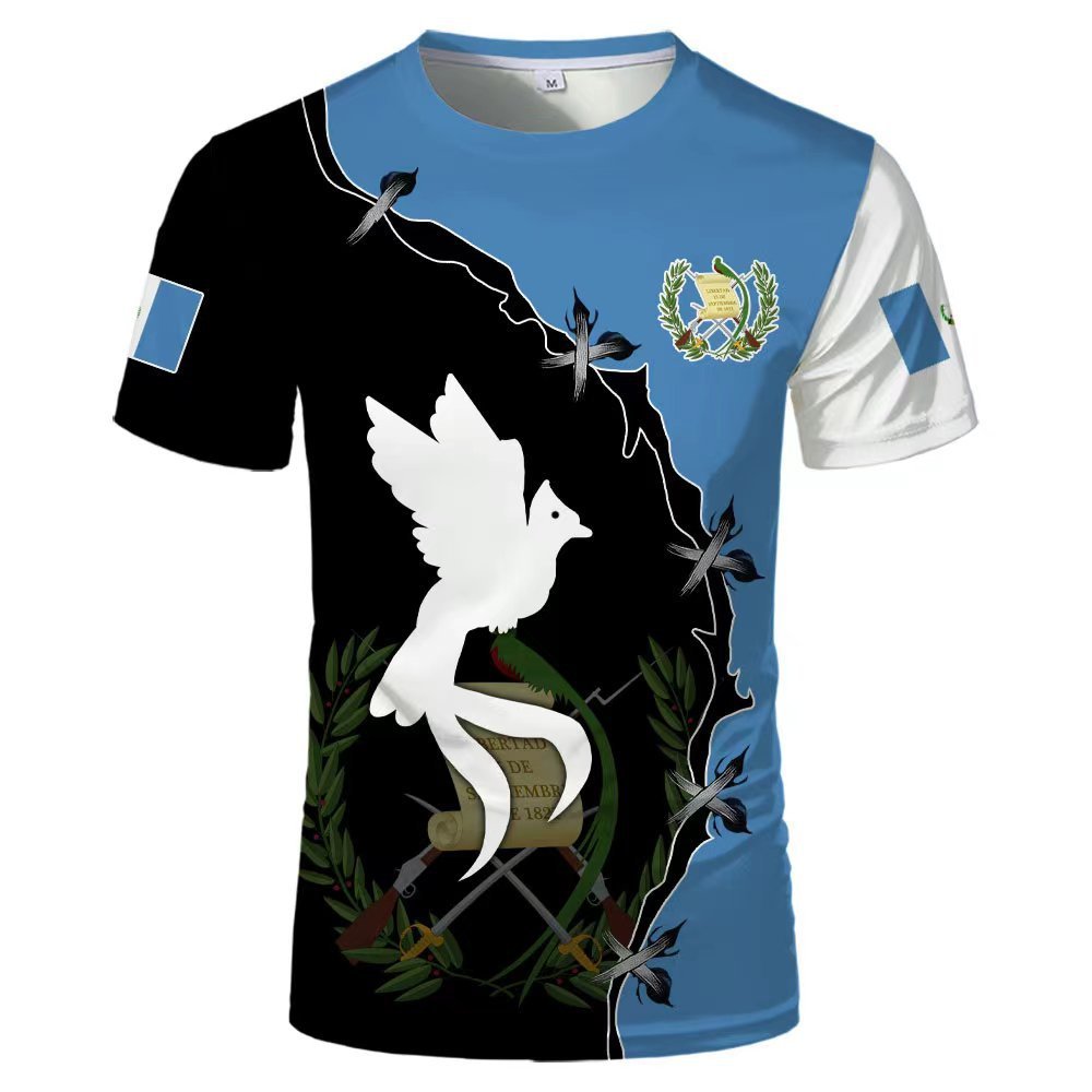 Men's Sports Casual T-shirt Street Trend Clothing Polyester 3D Short Sleeve by http://Lolyshop.shop