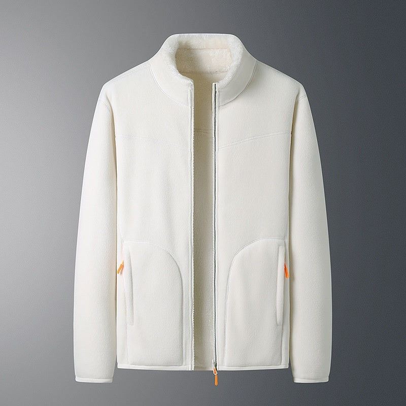 Outdoor Fleece Coat Men's And Women's Autumn And Winter Warm Fleece Sweater Fleece-lined by http://Lolyshop.shop