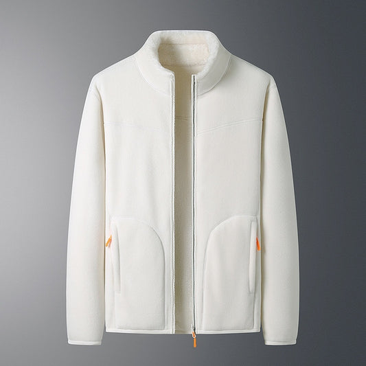 Outdoor Fleece Coat Men's And Women's Autumn And Winter Warm Fleece Sweater Fleece-lined by http://Lolyshop.shop