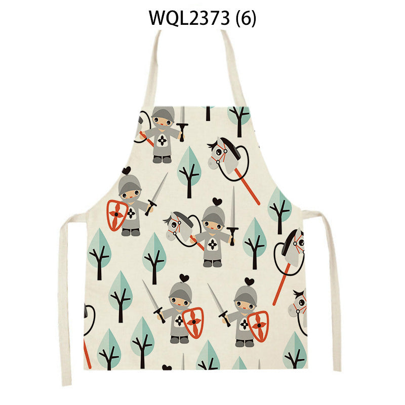 Cartoon Apron Kitchen Printing Sleeveless Blouse by http://Lolyshop.shop