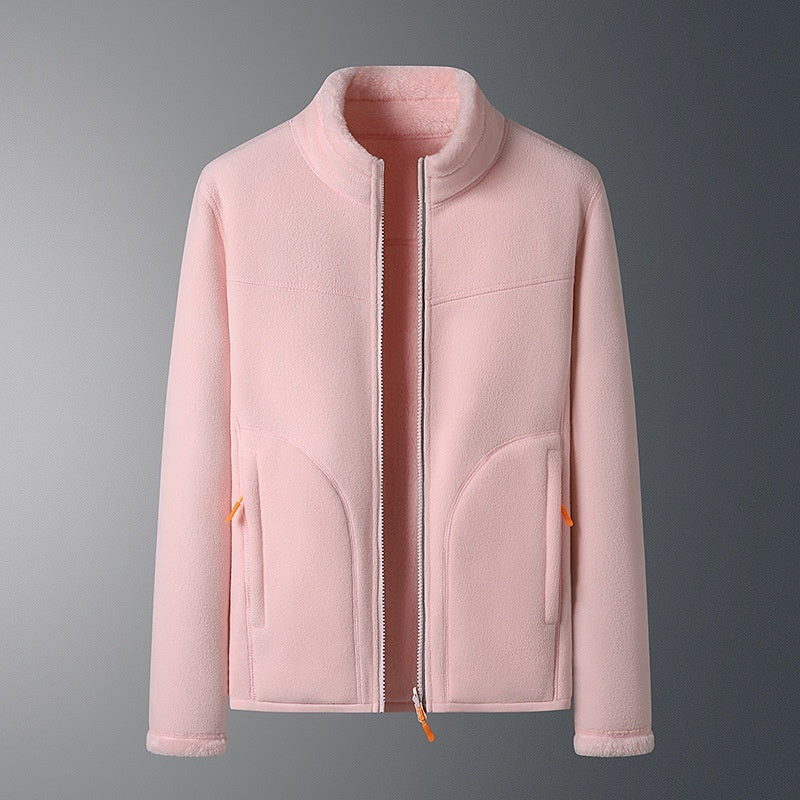 Outdoor Fleece Coat Men's And Women's Autumn And Winter Warm Fleece Sweater Fleece-lined by http://Lolyshop.shop