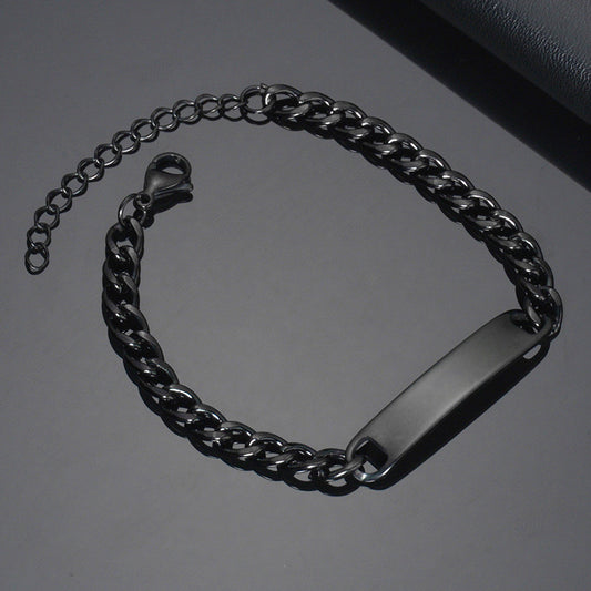 Custom Laser Engraved Bracelets Personalized Bracelet Engravable Stainless Steel Jewelry Gifts https://Lolyshop.shop
