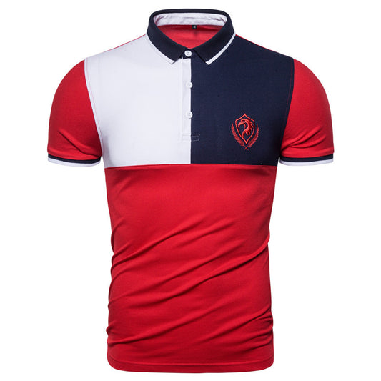 Men's Casual POLO Shirts Men's Slim Short-sleeved T-shirts by http://Lolyshop.shop