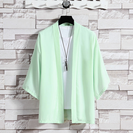 Summer Thin Chinese Style Ice Silk Sun Protection Clothing Robe Hanfu by http://Lolyshop.shop