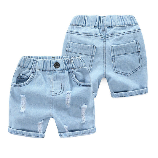 Boys' Ripped Jeans Shorts Beach Shorts by http://Lolyshop.shop