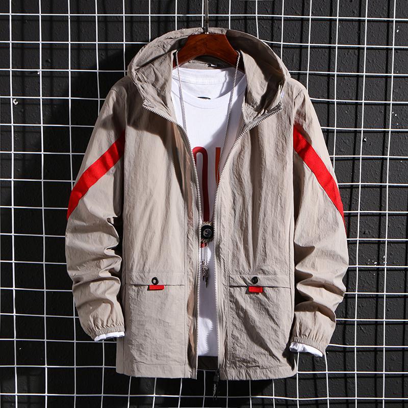 New Men's Skin Clothing Jacket Sports Hooded Jacket Men's by http://Lolyshop.shop