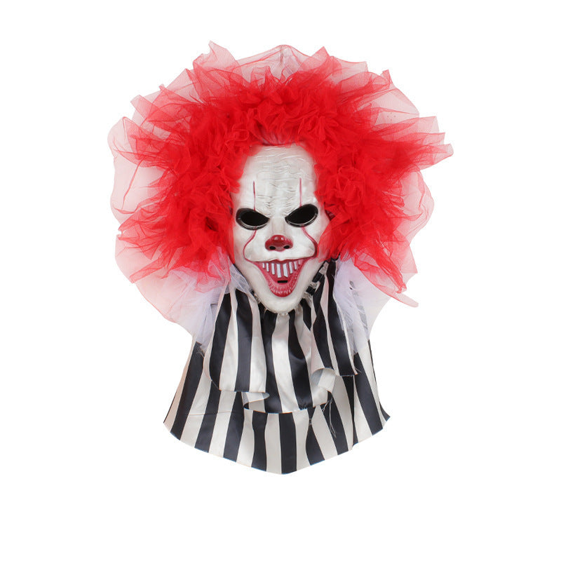 Halloween Horror Clown Wreath Door Hanging Wreath Decoration Wall Hanging Clown Ghost Festival Halloween Party Supplies Home Decor by http://Loyshop.shop